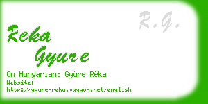 reka gyure business card